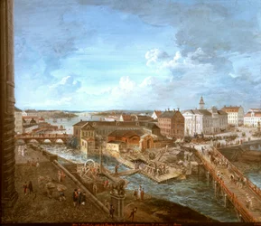 Vue de Stockholm depuis le palais royal
